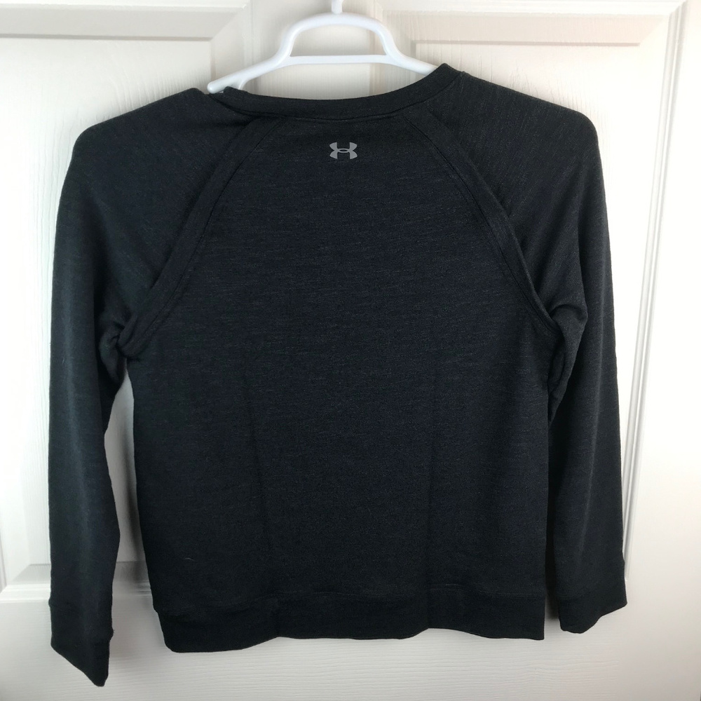 NWT Under Armour Terry Plush Crew Sweatshirt SZ XS - Picture 4 of 4